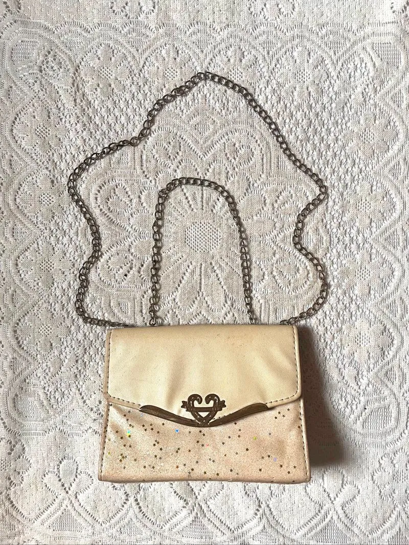 Cream Ivory Evening Chain Bag photo 1