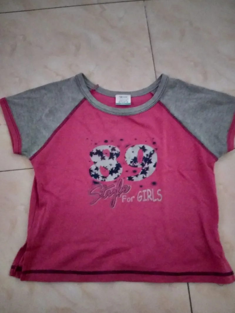kaos crop top, no merk photo 1