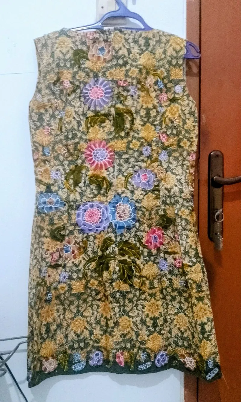 Dress batik ld 94 PJ 95 photo 1