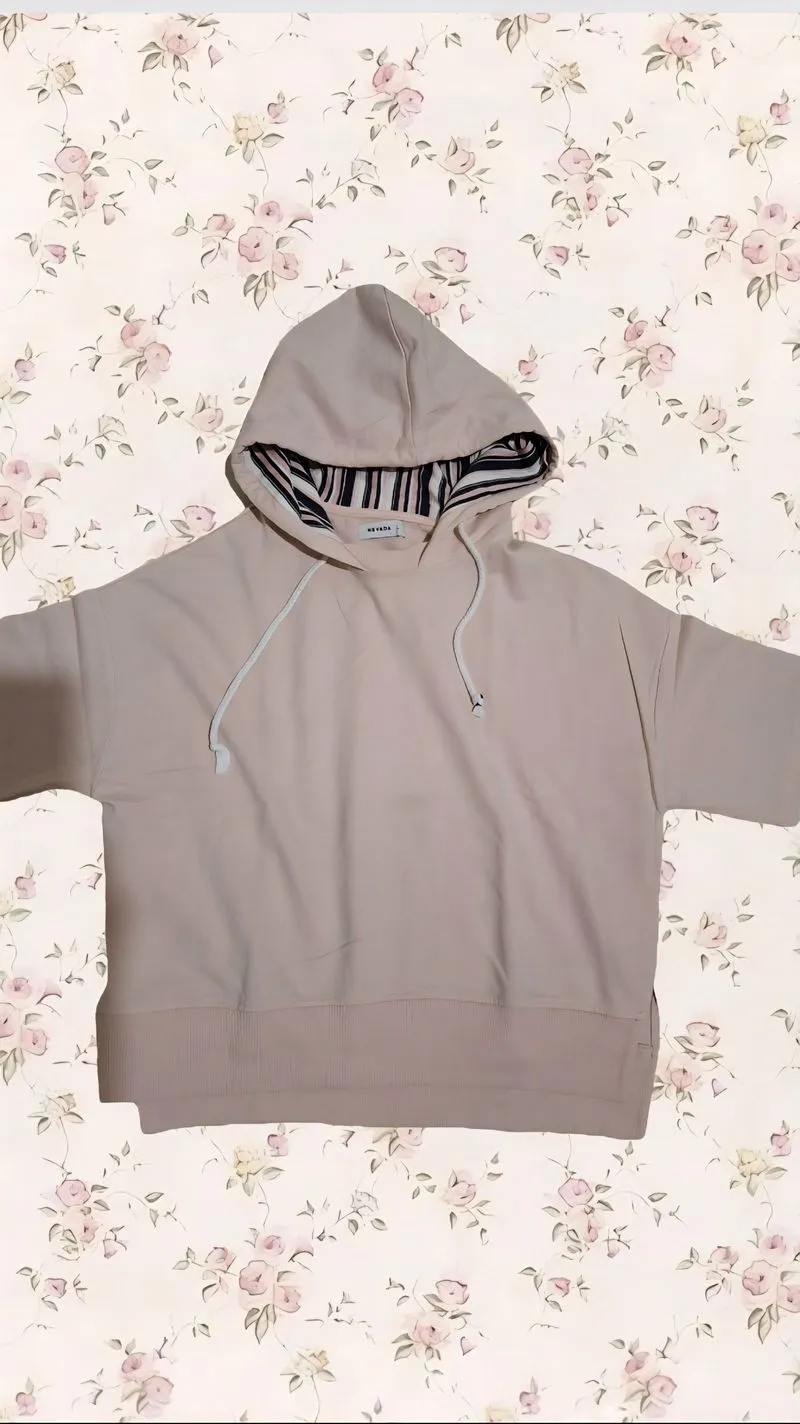 short-sleeve hoodie photo 1