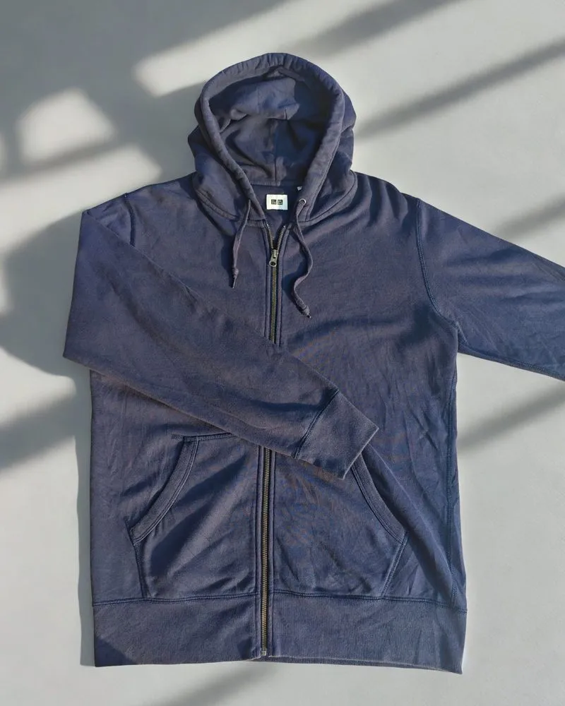 Uniqlo Hoodie Zipper Navy photo 1