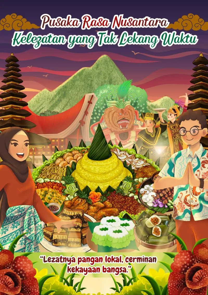 Template Poster Ilustrasi  photo 1