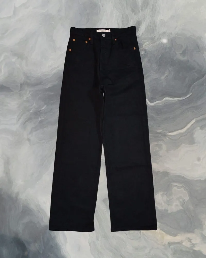Celana Loose Ribcage Straight Ankle Jeans LEVIS photo 1