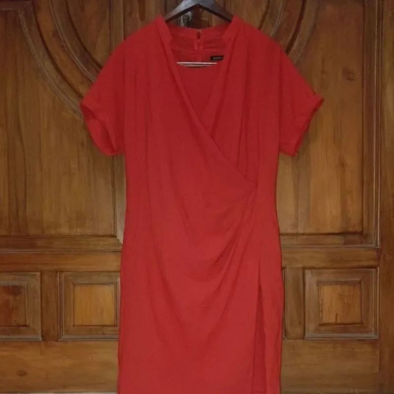 CHATELAINE Dress Sifon Mini Slimfit Wanita Merah LD 96 photo 1