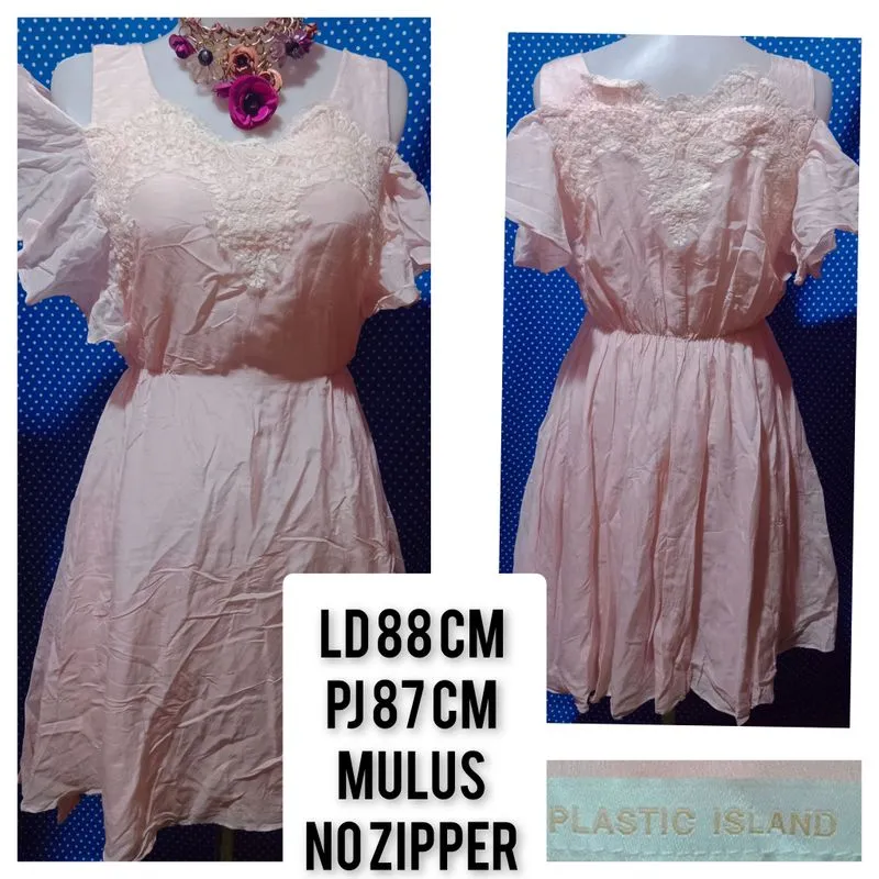 Casual Shirt dress Wanita pink photo 1