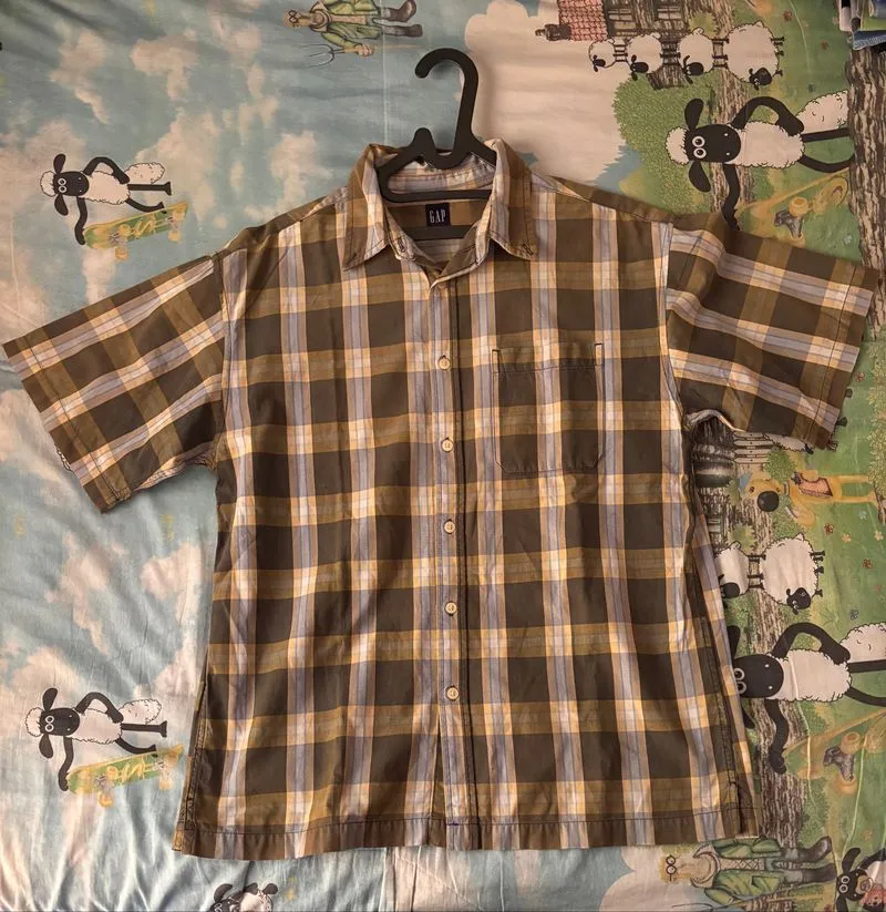 Button - Up Boxy Shirt By GAP 👔 photo 1