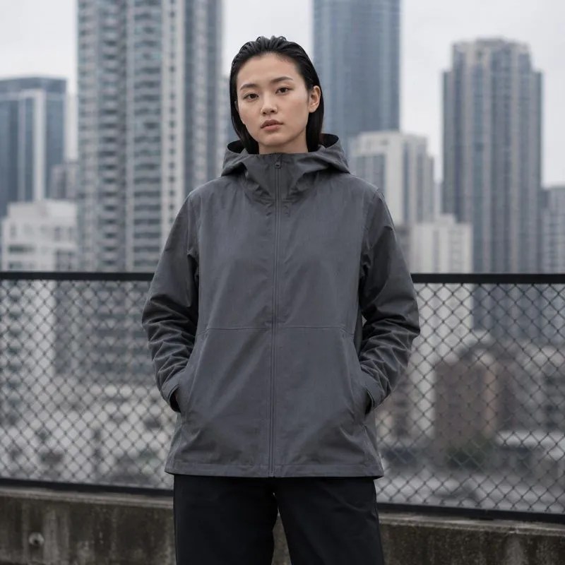 Uniqlo BLOCKTECH Jaket Parka Potongan 3D (Water-Repellent) G photo 1