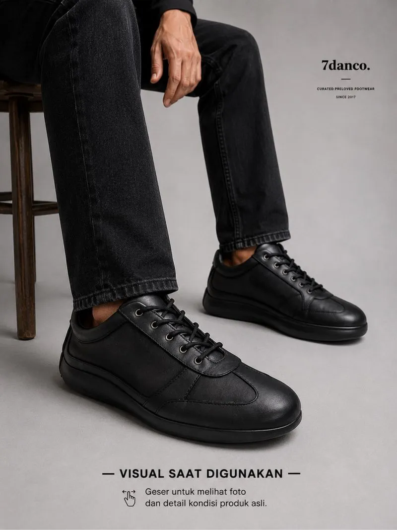Timberland Black Leather Sneaker photo 1