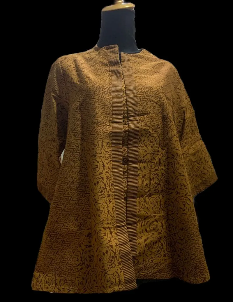 Batik Blouse Wanita brown photo 1