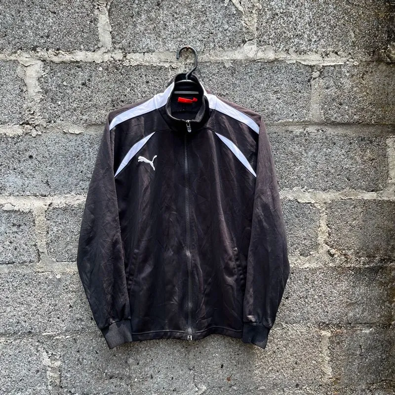Puma Streetwear Sportswear Windbreaker Pria black photo 1