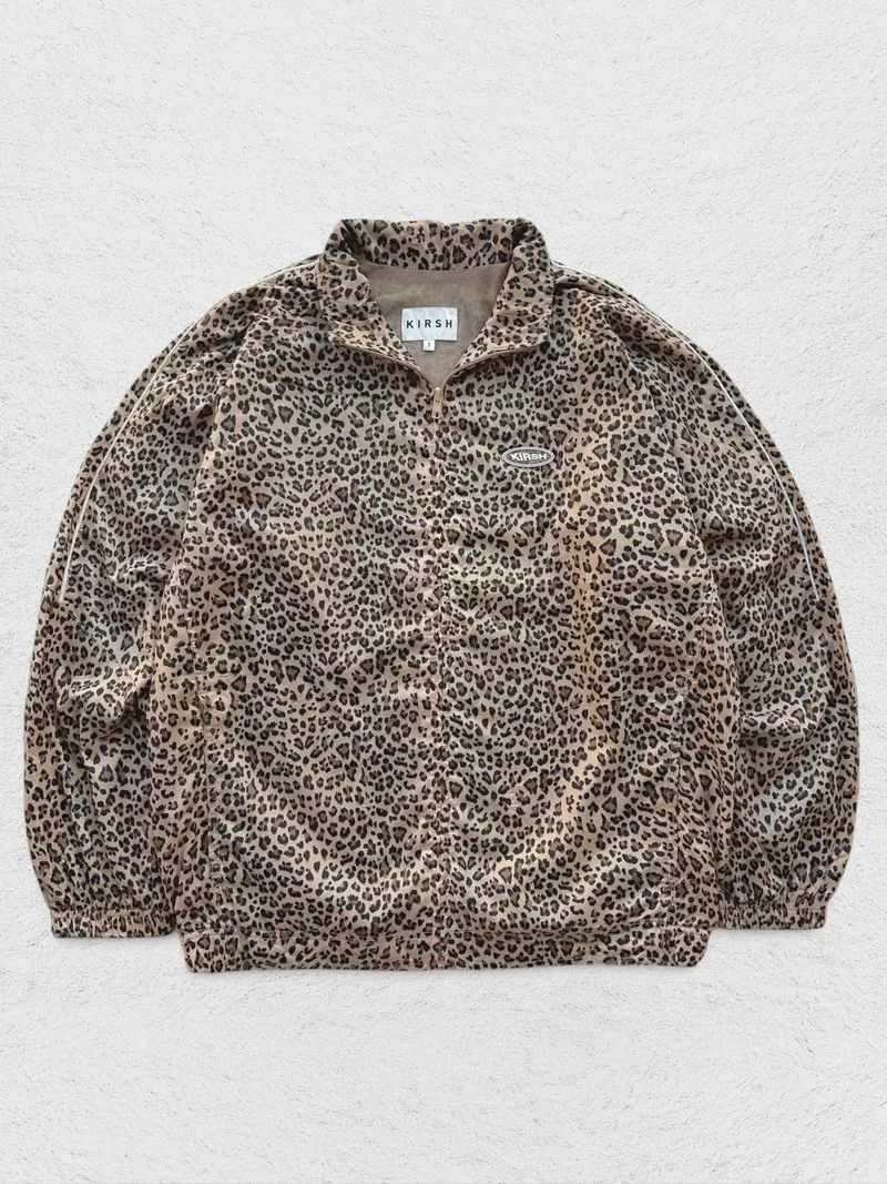 PINTERESTABLE KIRSH TRACK JACKET LEOPARD photo 1