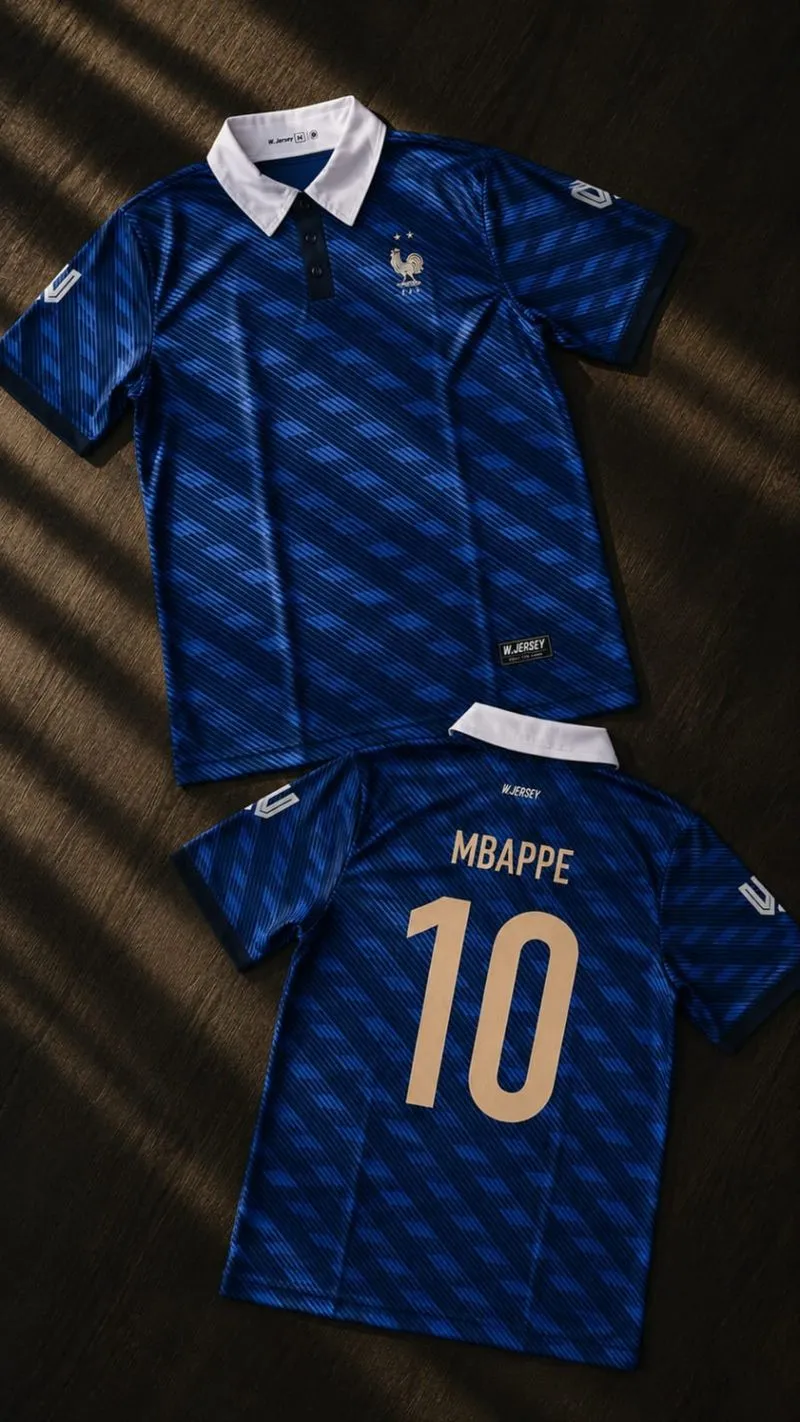 (w.jersey) POLO JERSEY FRANCE🇫🇷 photo 1