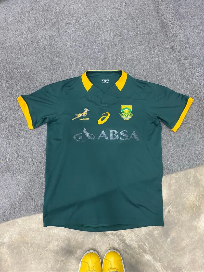 Asics South Africa Rugby Jersey  Home National Team Springbo photo 1