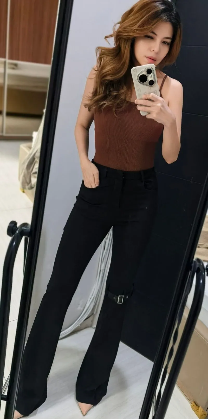 Flare pants black photo 1