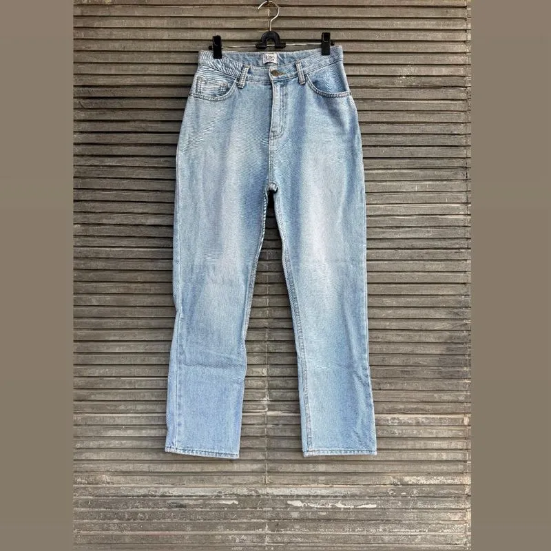 F213 - Celana Panjang Denim High Waist Basic New Wave photo 1