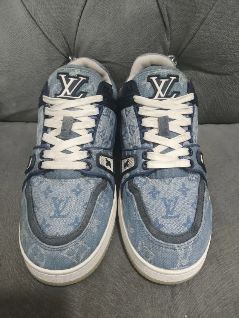 Louis Vuitton LV Trainer Monogram Full Denim photo 1