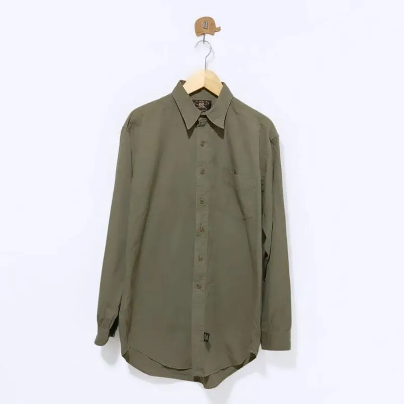RRL 90s Vintage Cotton Military Longsleeve Shirt Original  photo 1