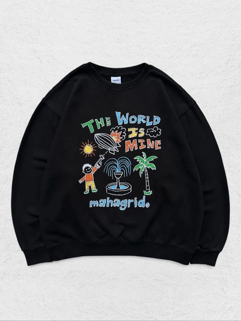 MAHAGRID CRAYON DOODLE  SWEATSHIRT photo 1