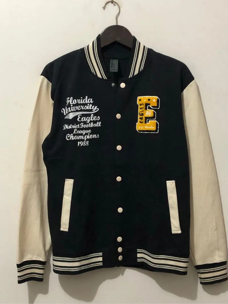 Florida University Eagles Varsity Jacket Collegiate Merch photo 1