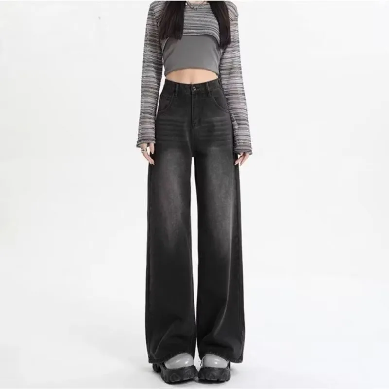 Highwaist Jeans — Black M photo 1
