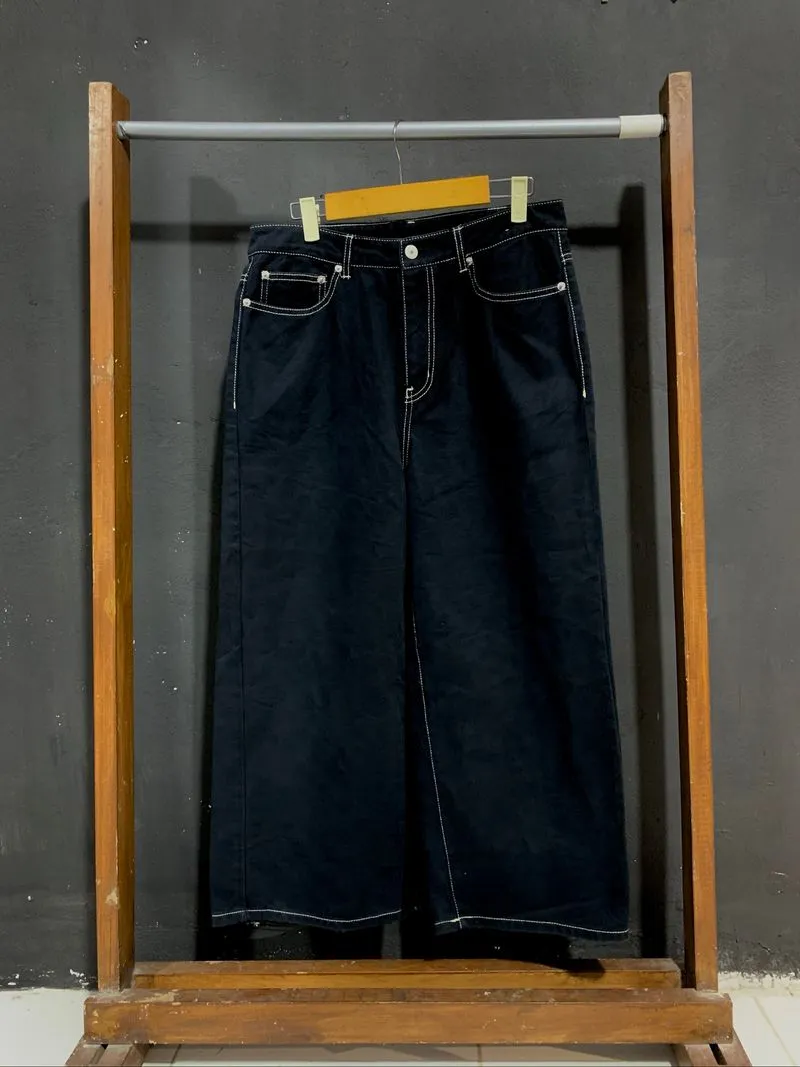 SPAO BLACK BAGGY JEANS photo 1