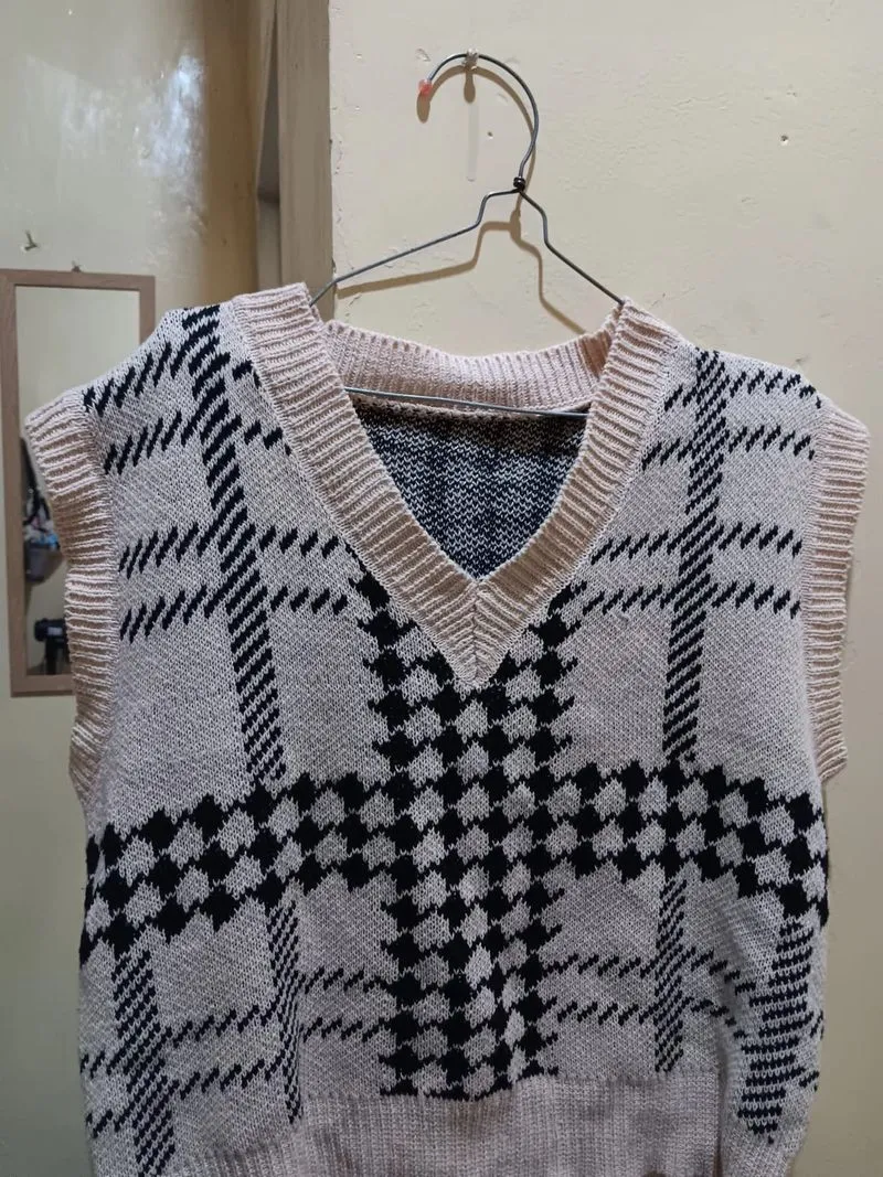 Vintage Casual Vest Wanita khaki photo 1
