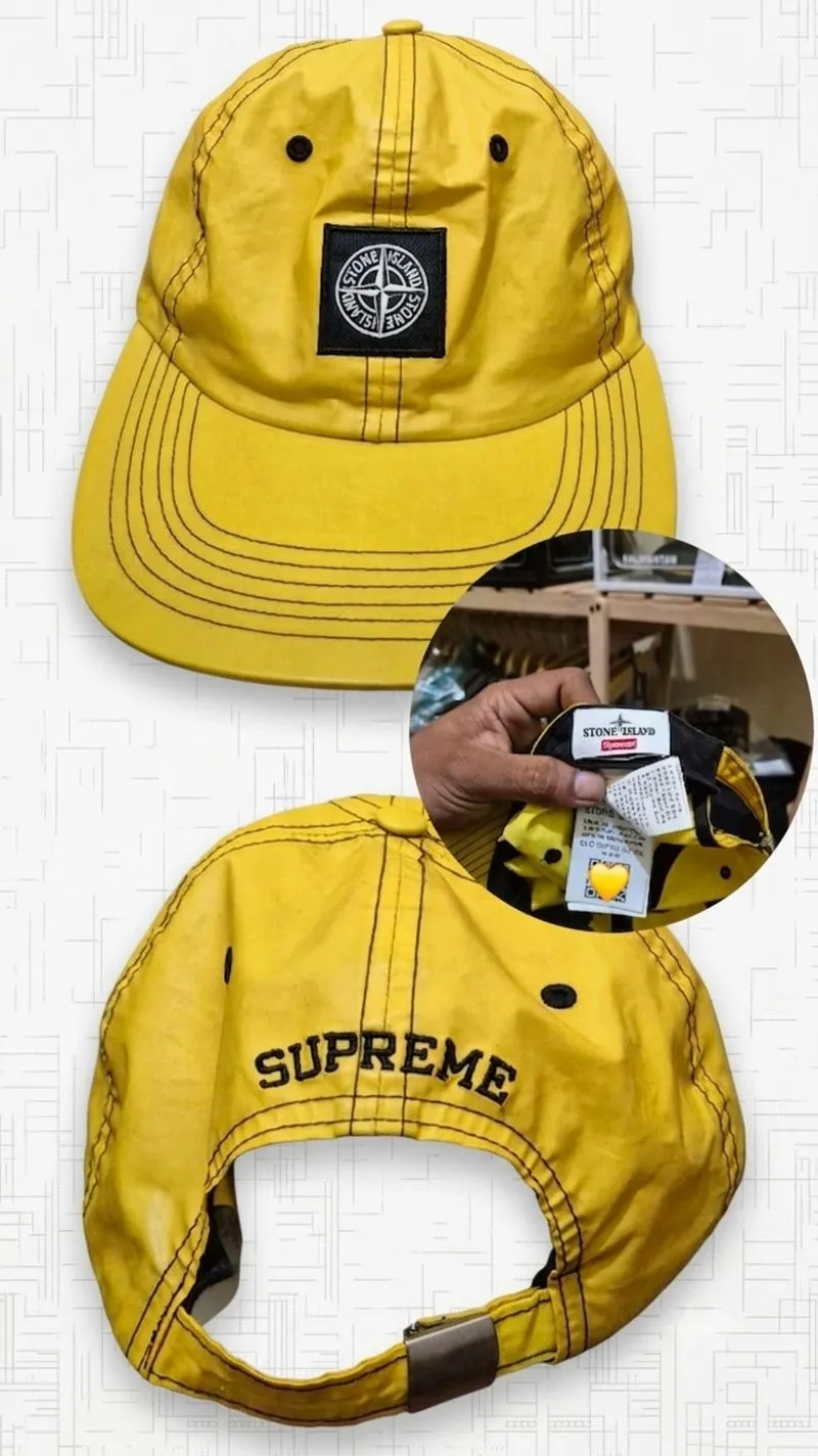 Stone Island X Supreme Heat Reactive Caps  photo 1