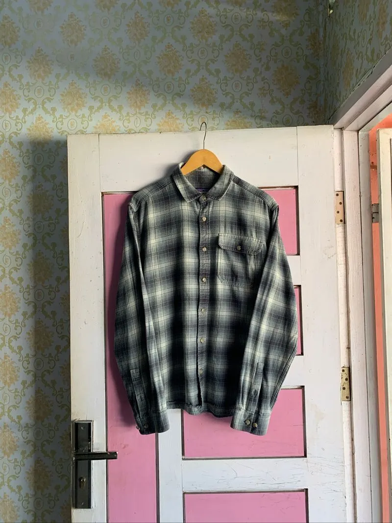 Patagonia Veterano Kemeja Blurred flanel photo 1