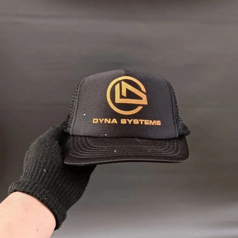 DYNA SYSTEM - Topi Trucker Cap Unisex Hitam photo 1