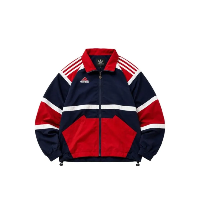 Windbreaker Adidas vintage 80's colourblock  photo 1