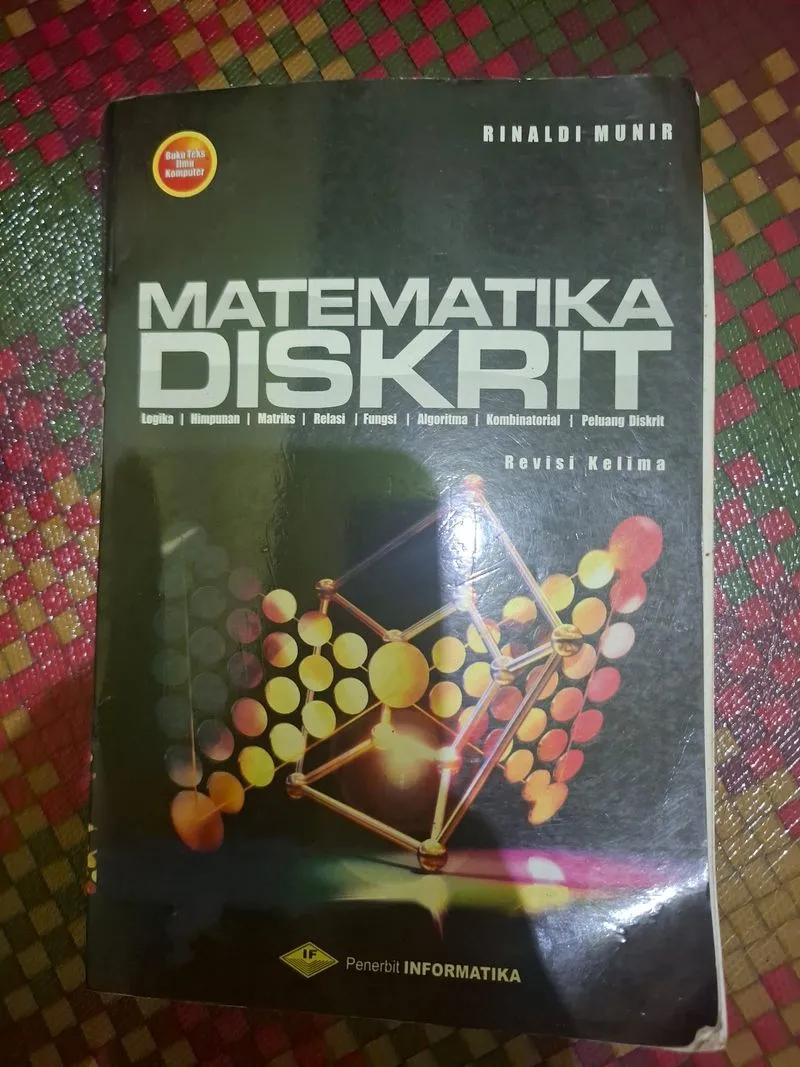 Buku Matematika Diskrit Revisi Kelima - Rinaldi Munir (Pener photo 1