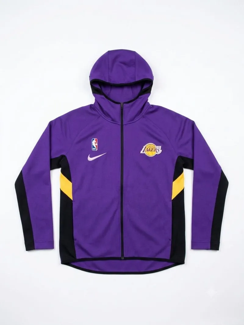 Nike NBA Los Angeles Lakers Showtime Full-Zip Hoodie photo 1