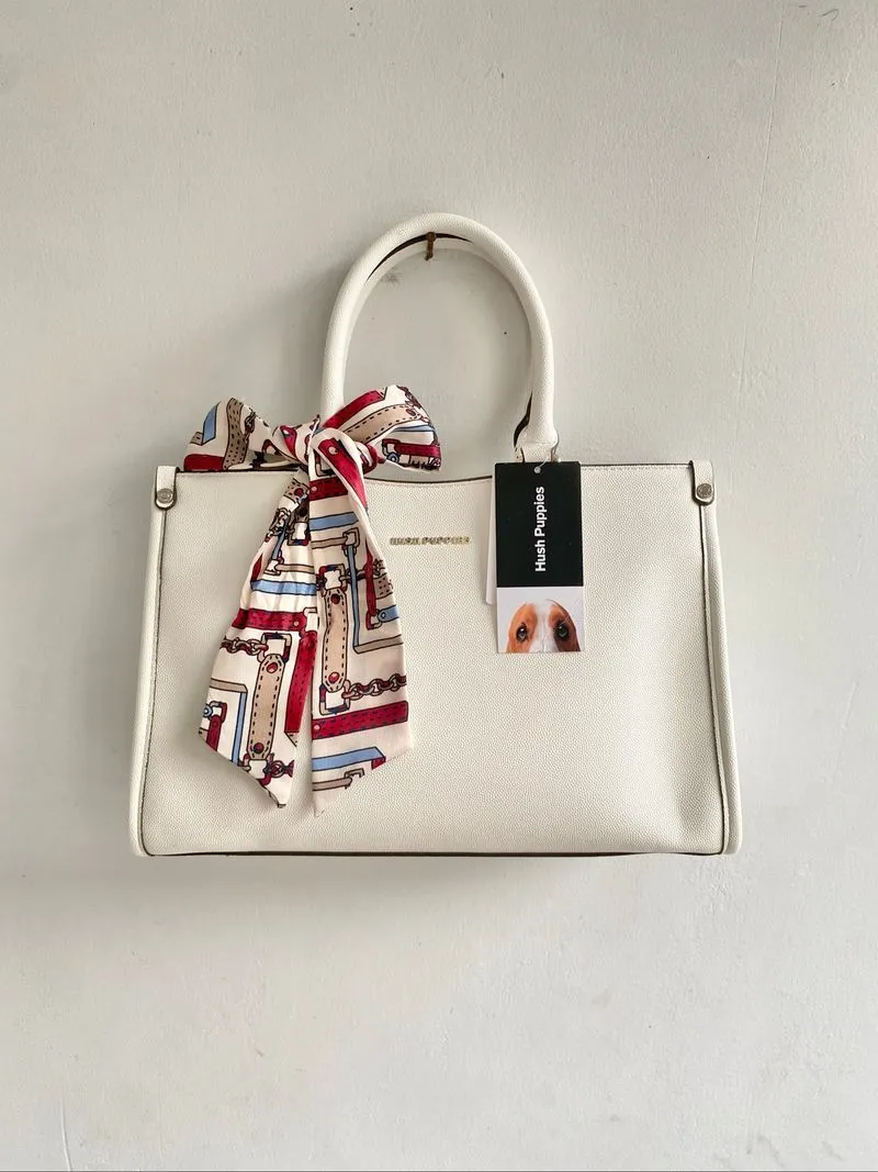 Hush Puppies Penny Satchel White Bag photo 1