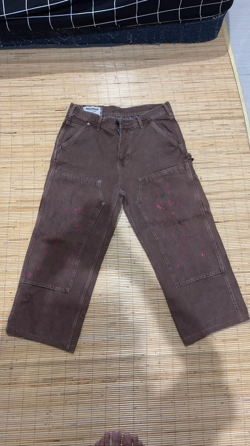 AUGOOSE Double knee Carpenter Pants photo 1