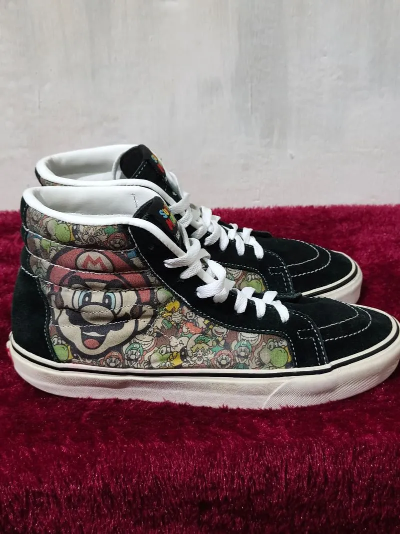 Nintendo x Vans Sk8 – Hi Reissue ‘Mario dan luigi photo 1