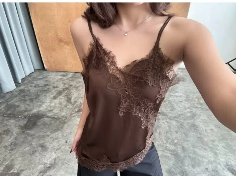 prelove top satin silk rose.delabel photo 1