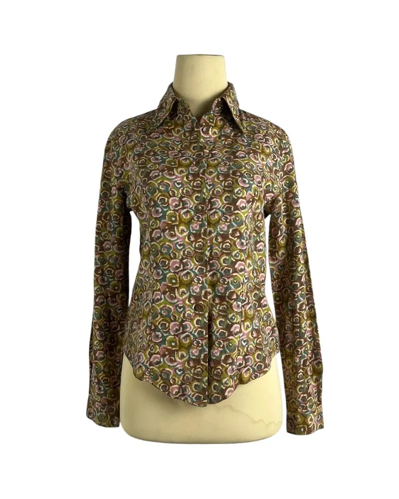 Vintage 1990s Missoni Hippie Psychedelia Top photo 1