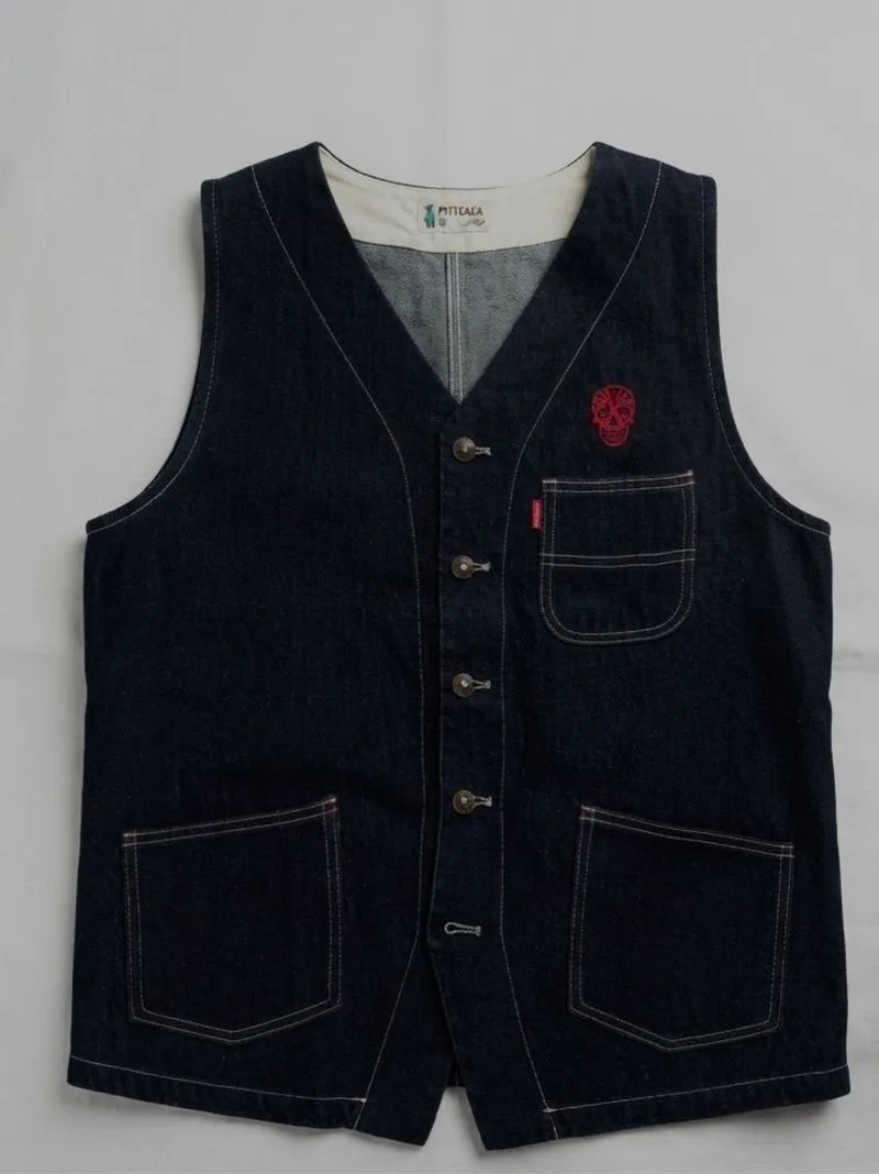 denim vest photo 1