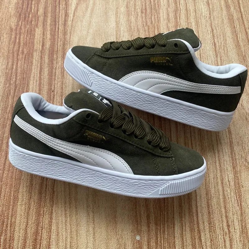 Puma Casual Sneakers Pria white green photo 1