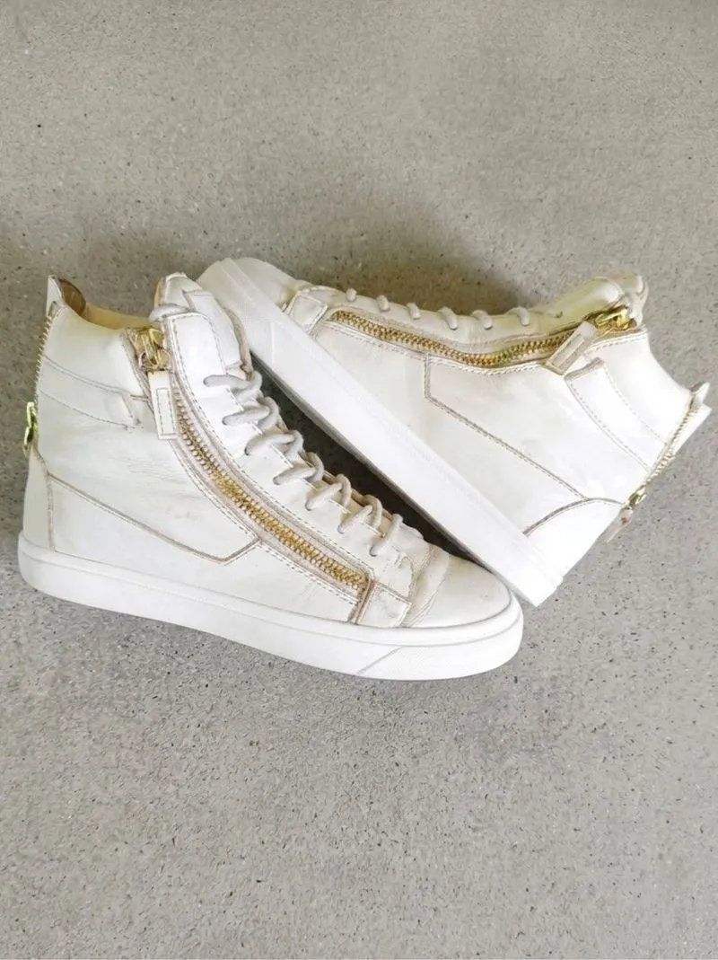 Giuseppe Zanotti Leather 'White' photo 1