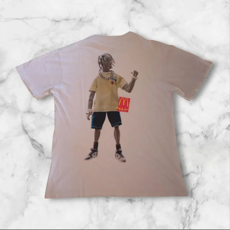 T-Shirt Travis Scoot McDonald's  photo 1