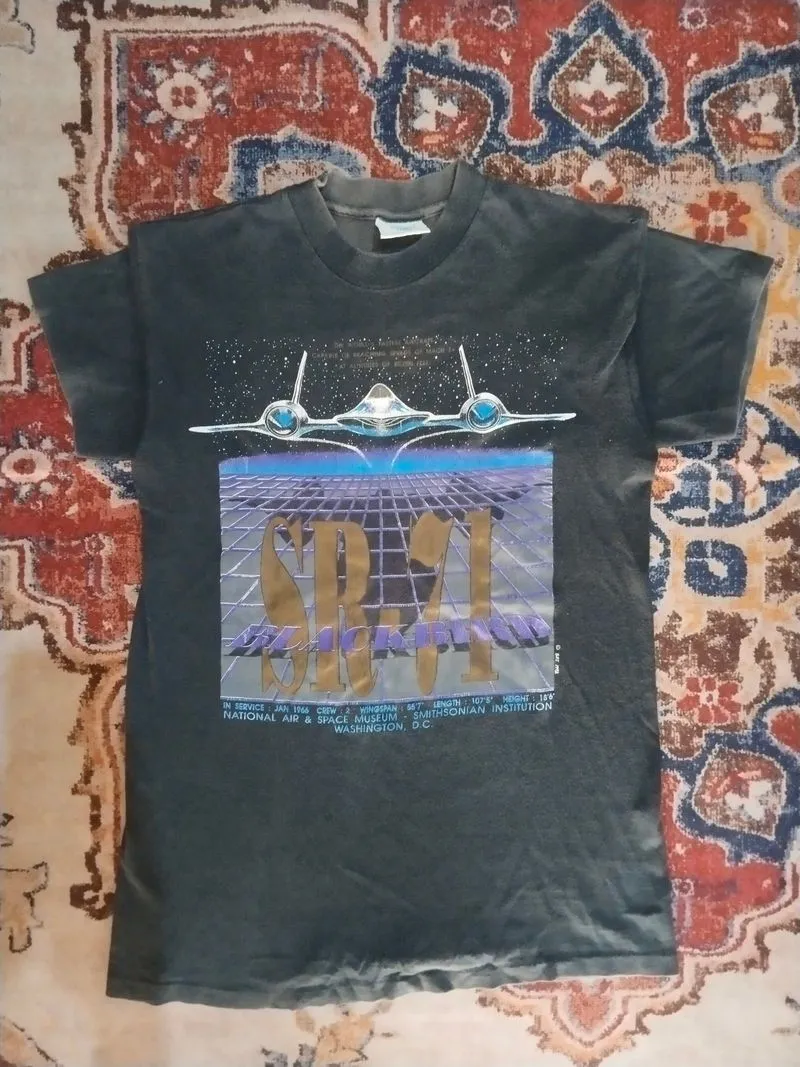 Vintage blackbird SR-71 tee 1993 photo 1