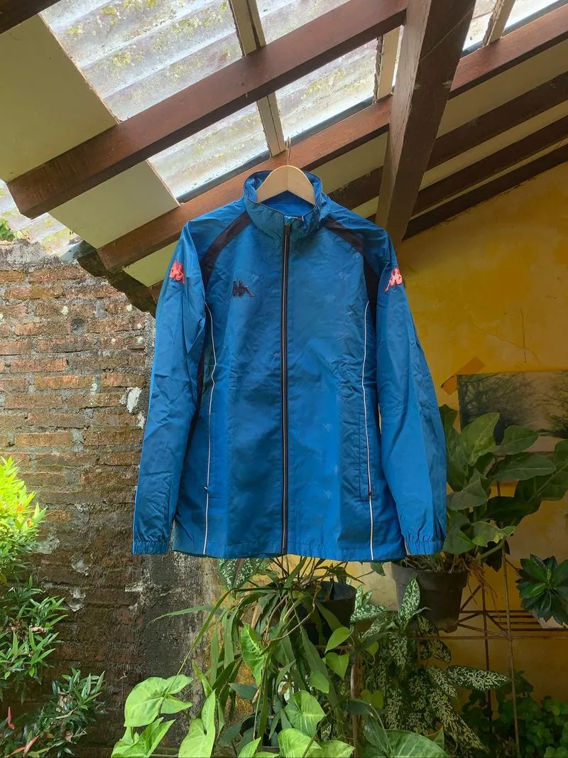 KAPPA WINDBREAKER COLORBLOK JAKET PARASUT SPORT STYLE photo 1