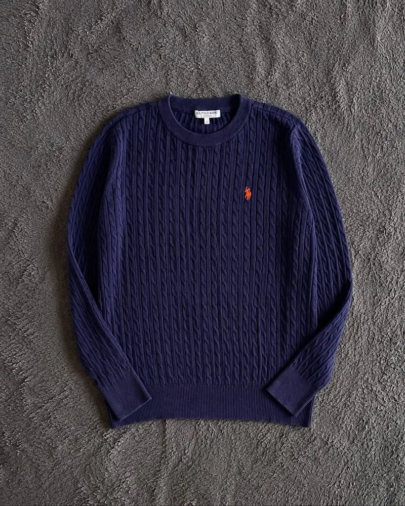 cable knit us polo assasin  photo 1