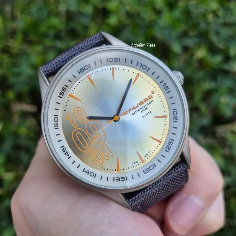 Jam tangan Kalibre quartz dengan nylon military strap photo 1