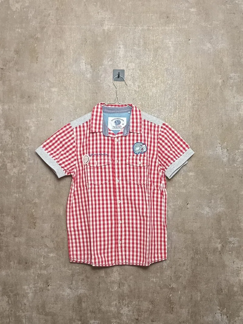 Kemeja anak Gingersnaps motif kotak-kotak_Size 14  photo 1