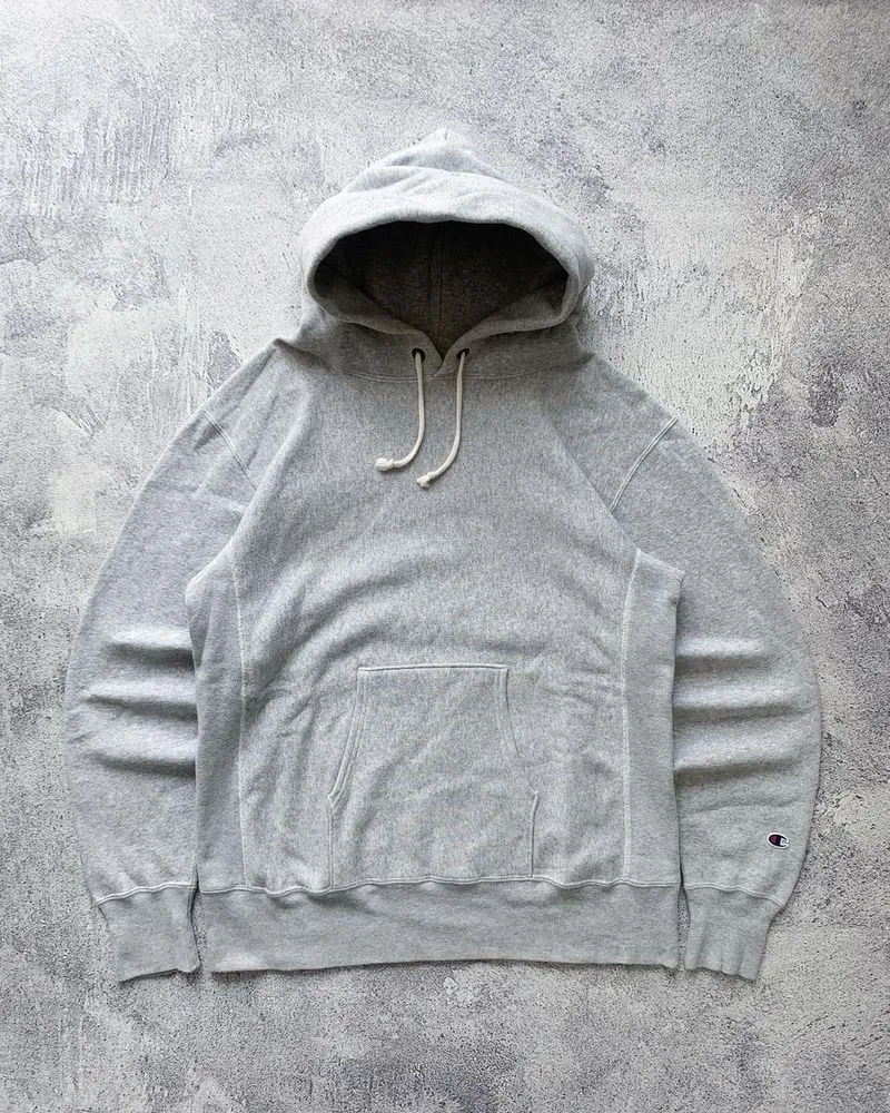 Champion Vintage Sportswear Hoody Pria gray photo 1