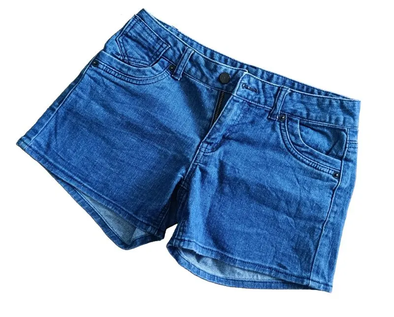 CELANA BEKAS JEANS PENDEK NAVY photo 1