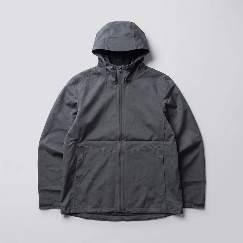 Uniqlo BLOCKTECH Jaket Parka 3D (Water-Repellent) Chracoal photo 1