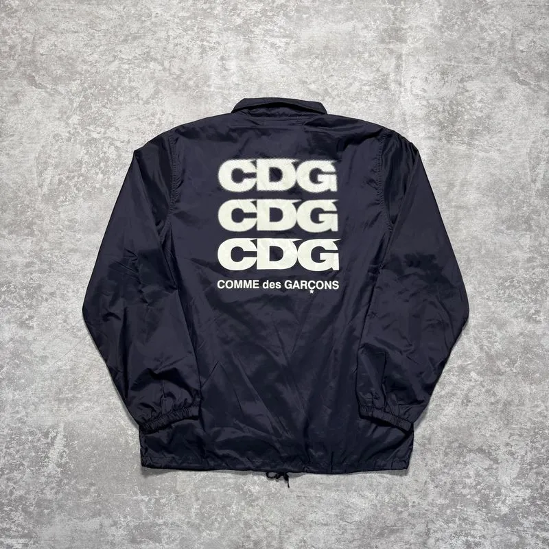 COMME des GARCONS "Back Print" Logo Coach Jacket photo 1